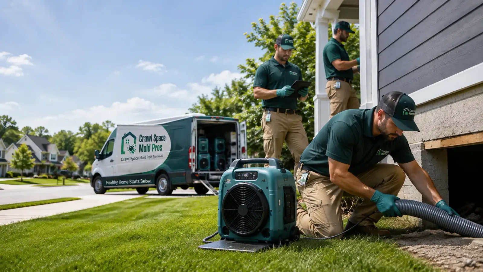 Crawl Space Mold Removal in Lamont, WA